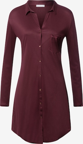 Hanro Pajama shirt in Purple: front
