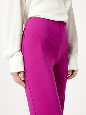 PINKO Flared Pleated Pants 'HULKA' in Purple