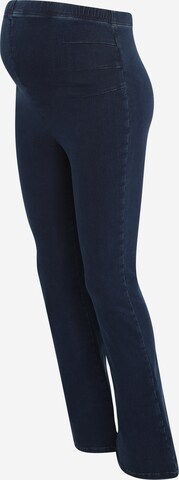 MAMALICIOUS Flared Jeggings in Blauw: voorkant
