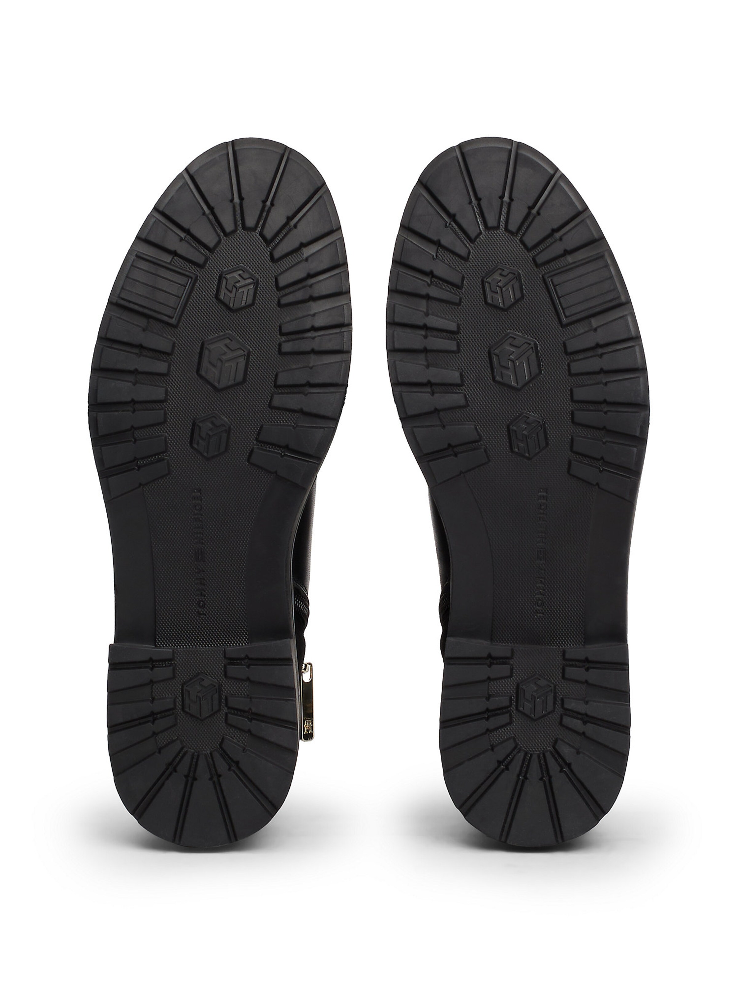 TOMMY HILFIGER Enkellaarsjes in Zwart