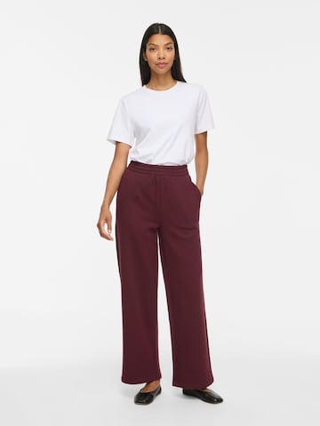 Wide leg Pantaloni 'VIVERA' di VILA in rosso: frontale