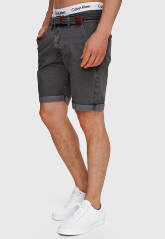 INDICODE JEANS Regular Trousers ' Estrada ' in Grey