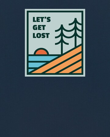 watabout.kids Shirt 'Let's Get Lost' in Blue