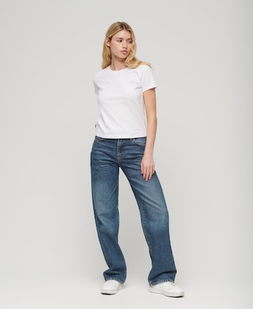 Superdry Loosefit Jeans in Blauw: voorkant