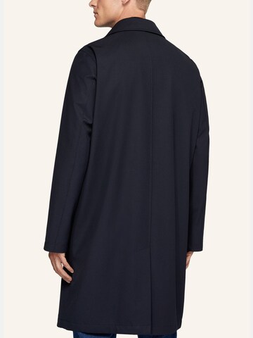 Boggi Milano Between-seasons coat 'Pea' in Blue