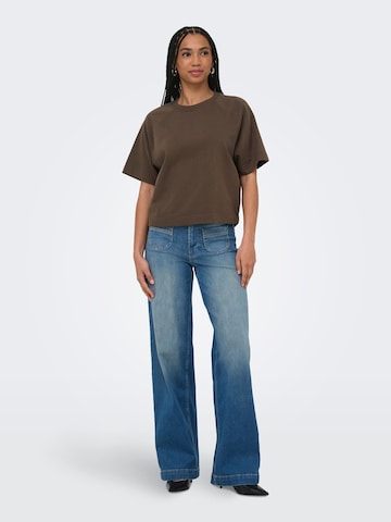 Sweat-shirt 'ONLOfelia' ONLY en marron