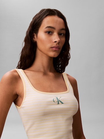 Calvin Klein Jeans Regular Top in Beige