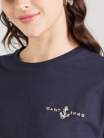 GANT Majica 'ANCHOR' | modra barva