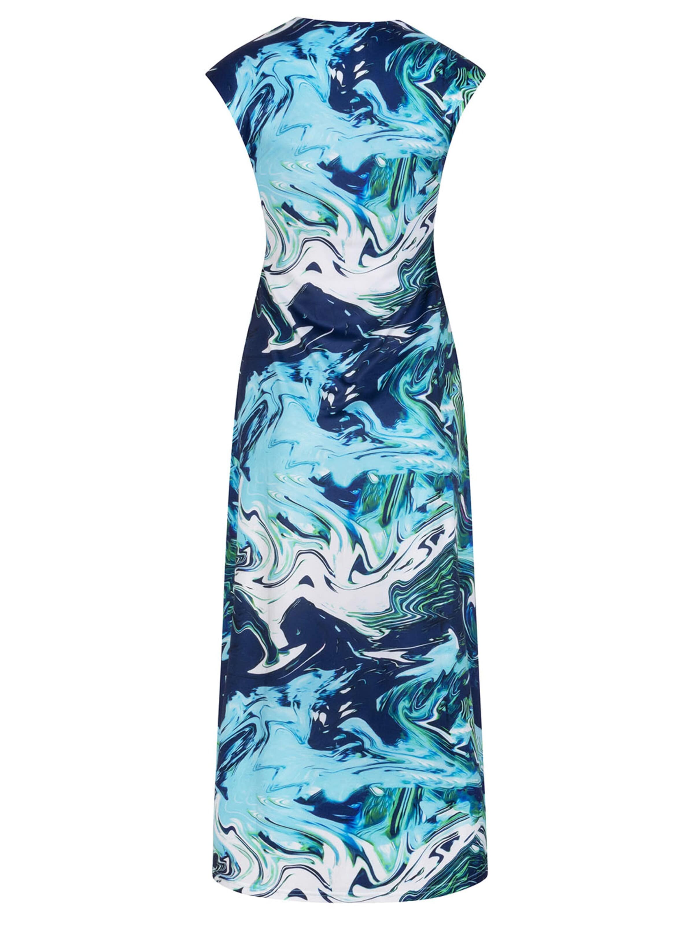 Robe 'Kimono dress Chikitu' Chic by Lirette en bleu