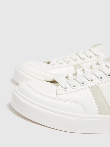 Pull&Bear Sneaker low i hvid