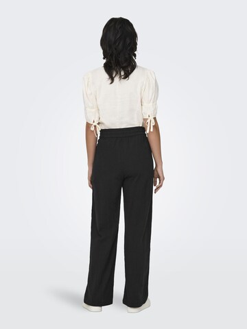 Wide leg Pantaloni 'ONLTIZANA' di ONLY in nero