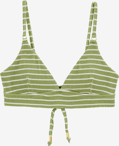 WE Fashion Bikinitop in limette / weiß, Produktansicht
