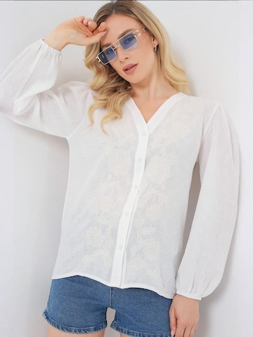 Bigdart Bluse in Weiß