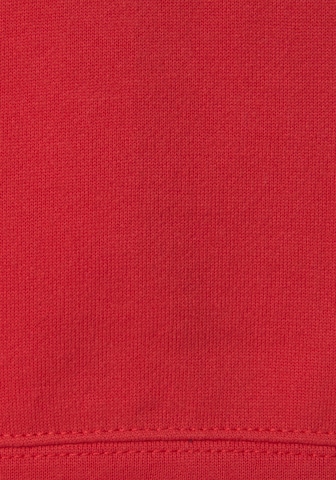H.I.S Μπλούζα φούτερ σε κόκκινο