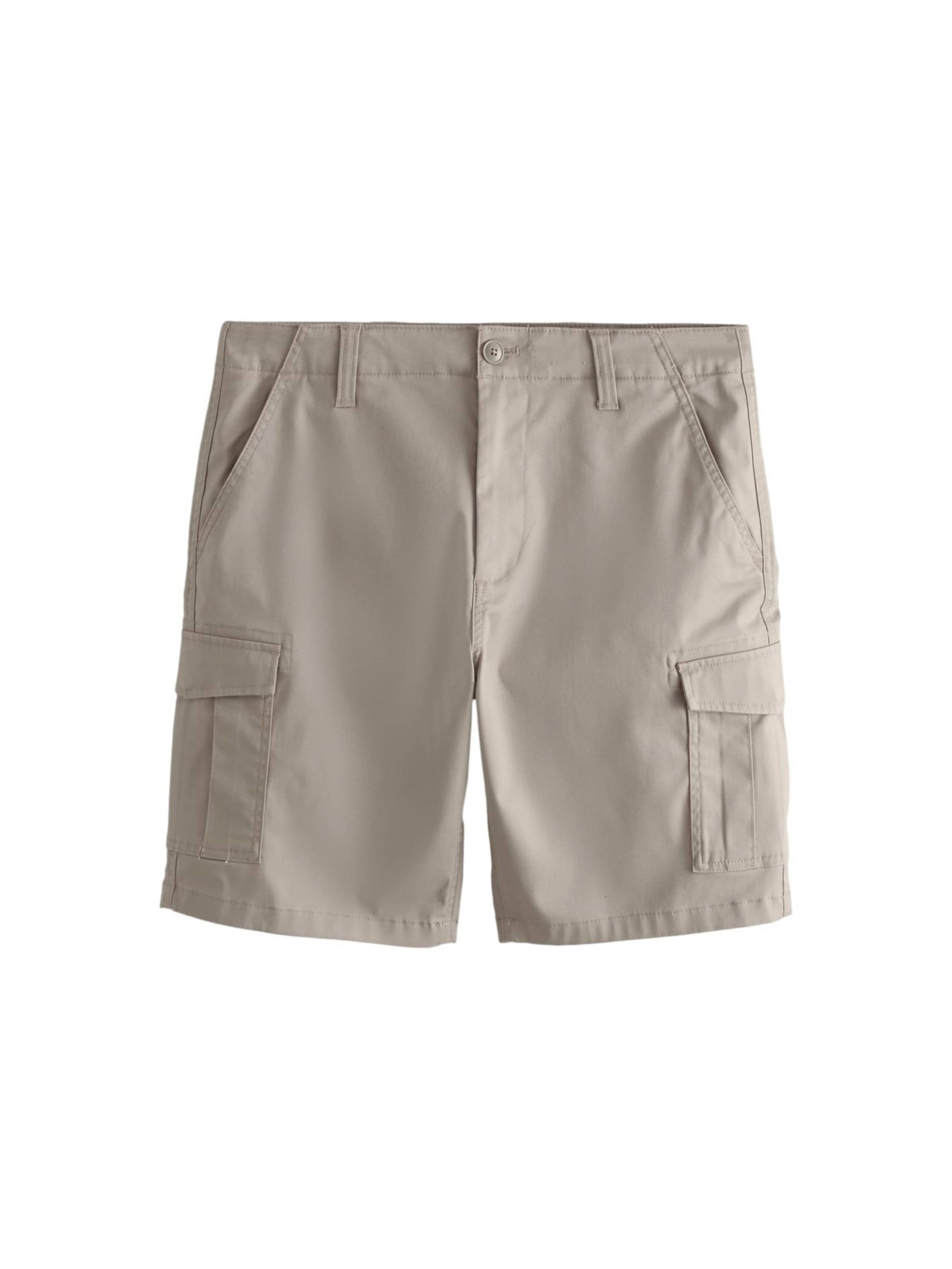 Next tavaline Klapptaskutega püksid, värv hall: eest vaates