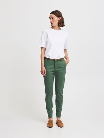 b.young Slim fit Chino trousers 'Days' in Green