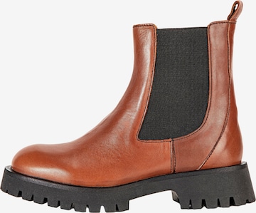 INUOVO Chelsea Boots in Brown: front