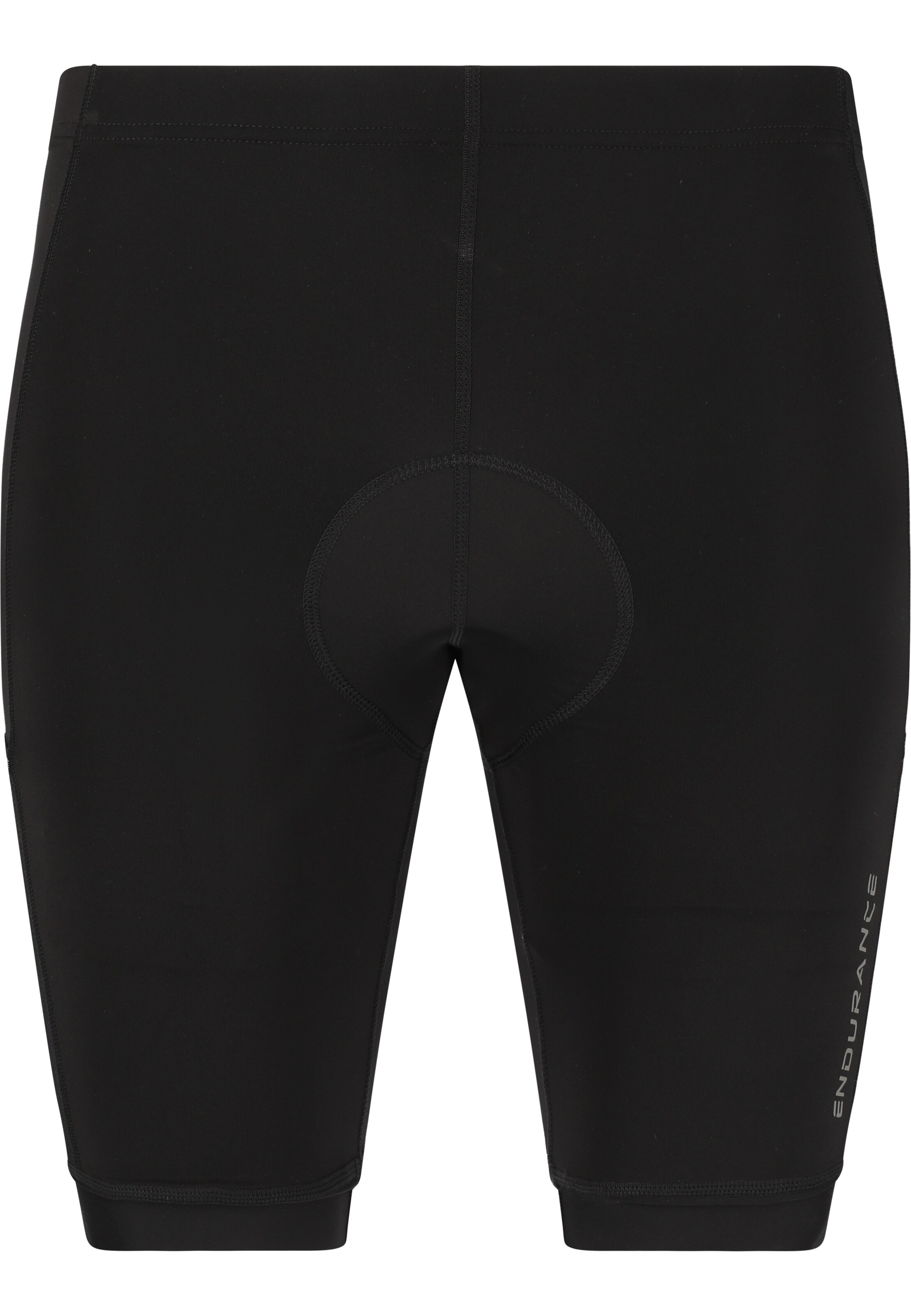 ENDURANCE Regular Fahrradtights 'Bray' in Schwarz: Vorderseite