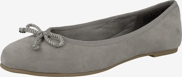 s.Oliver Ballet Flats in Grey: front