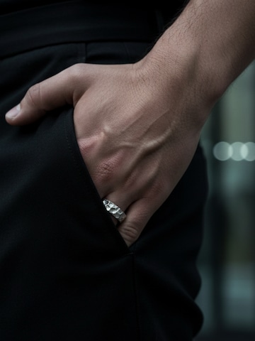 Eternal Ring 'Arc' in Silver: front