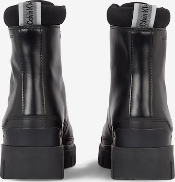 Calvin Klein Schnürstiefelette in Schwarz