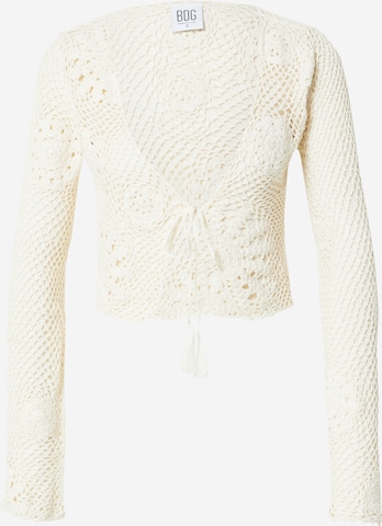 BDG Urban Outfitters Knit Cardigan in Beige: front
