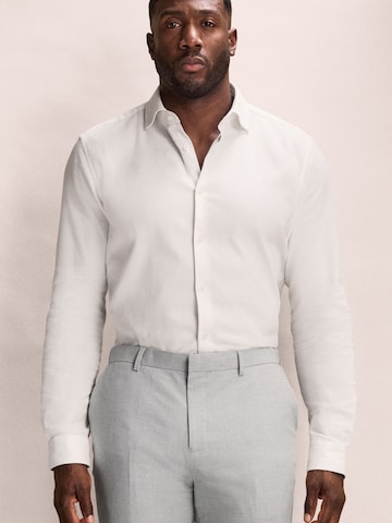 Coupe regular Chemise Next en blanc : devant