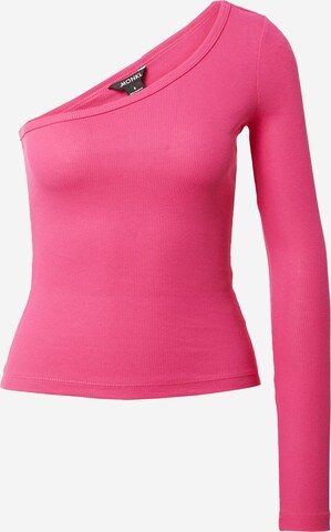 T-shirt Monki en rose : devant