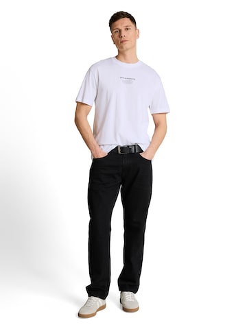 balta TOM TAILOR DENIM Marškinėliai