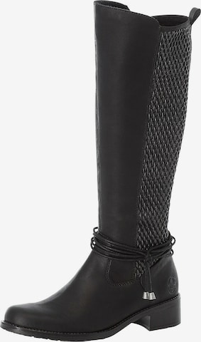 Bottes Rieker en noir : devant