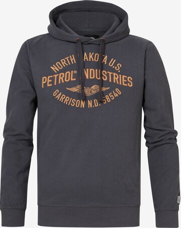 Petrol Industries Sweatshirt in Grey: front