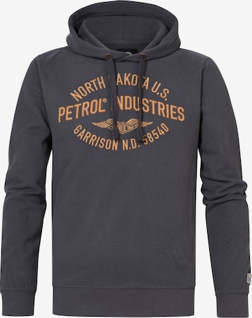 Petrol Industries Sweatshirt in Grijs: voorkant