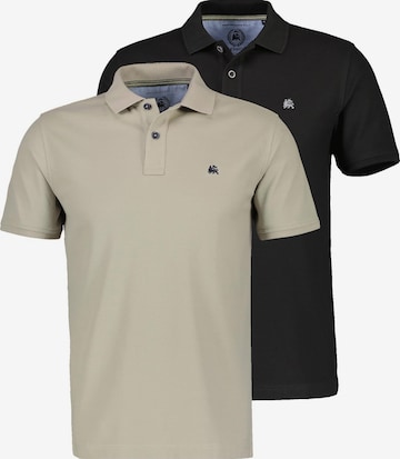 LERROS Shirt 'Basic' in Grau: Vorderseite