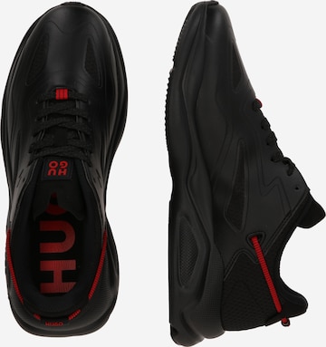 HUGO Red Sneaker 'Leon' in Schwarz