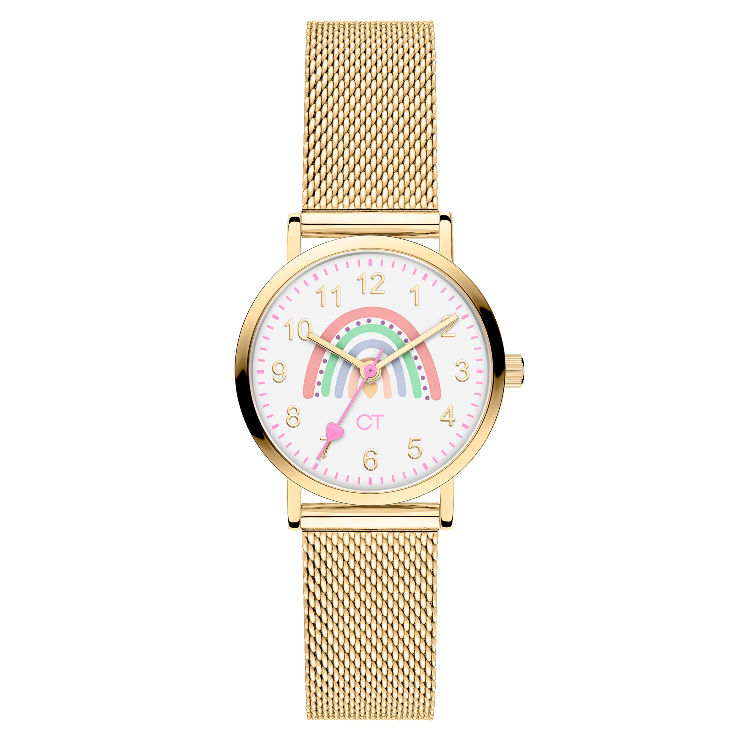 COOL TIME Kids Uhr in Gold: Vorderseite