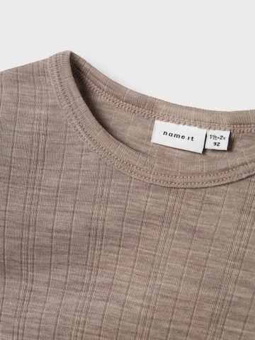 NAME IT Shirt 'NMMWang' in Beige