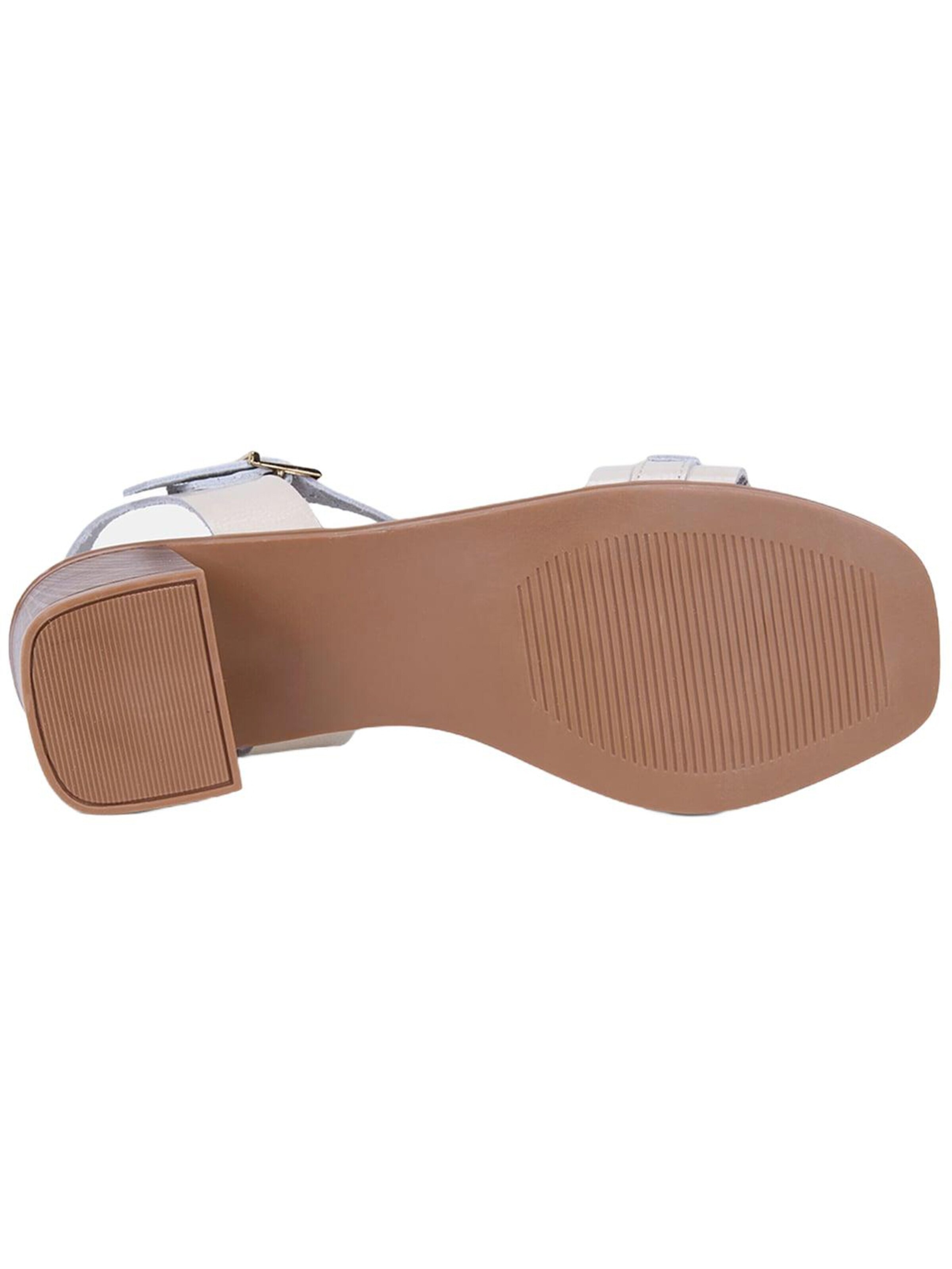 Desa T-bar sandals 'Sandalen mit Blockabsatz' in Beige