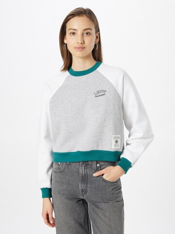 LEVI'S ® Sweatshirt 'Vintage Raglan Crewneck Sweatshirt' i grå: framsida