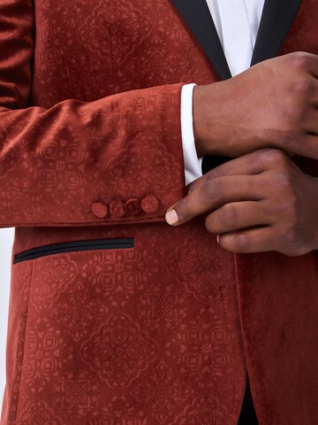 Next Slim fit Zakó - barna