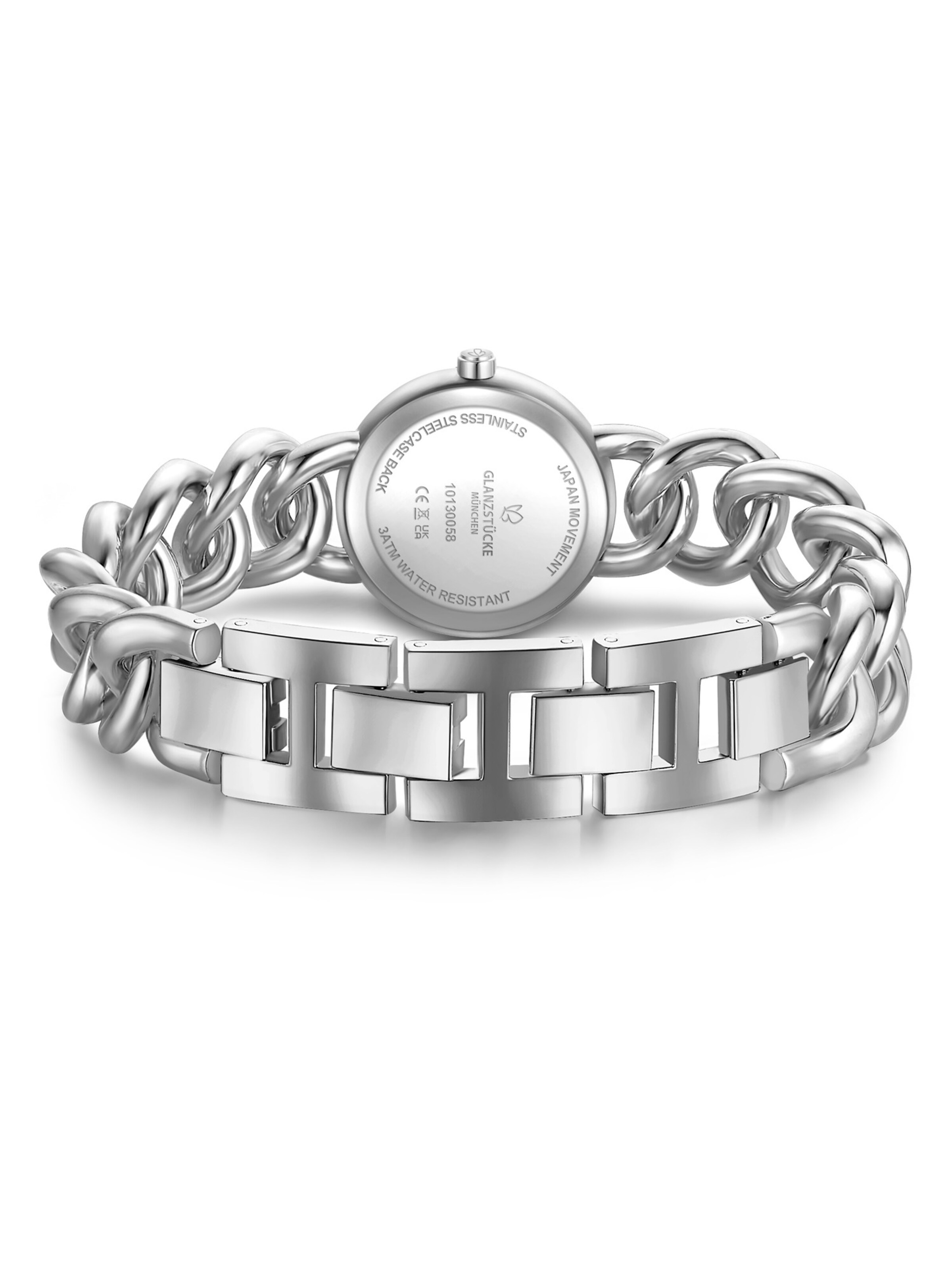 Glanzstücke München - Reloj analógico en plata