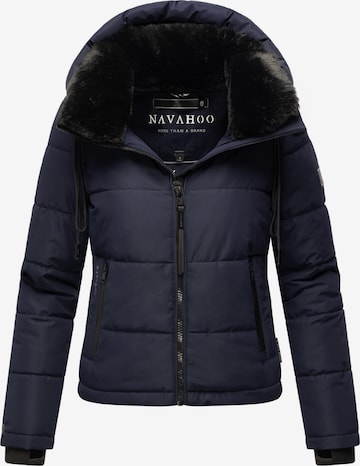 Veste d’hiver 'Mit Liebe XIV' NAVAHOO en bleu : devant