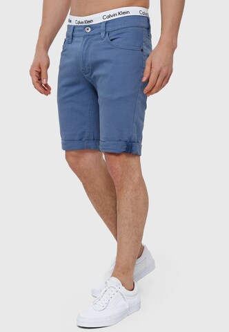 INDICODE JEANS Regular Trousers 'Villeurbanne' in Blue