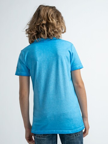 T-Shirt Petrol Industries en bleu