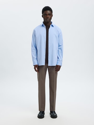 Coupe slim Chemise SELECTED HOMME en bleu