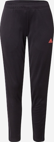 Pantalon de sport 'Tiro' ADIDAS PERFORMANCE en noir : devant