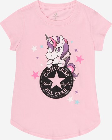 CONVERSE T-Shirt 'UNICON' in Pink: predná strana