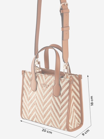 GUESS Handbag 'SILVANA 2' in Brown