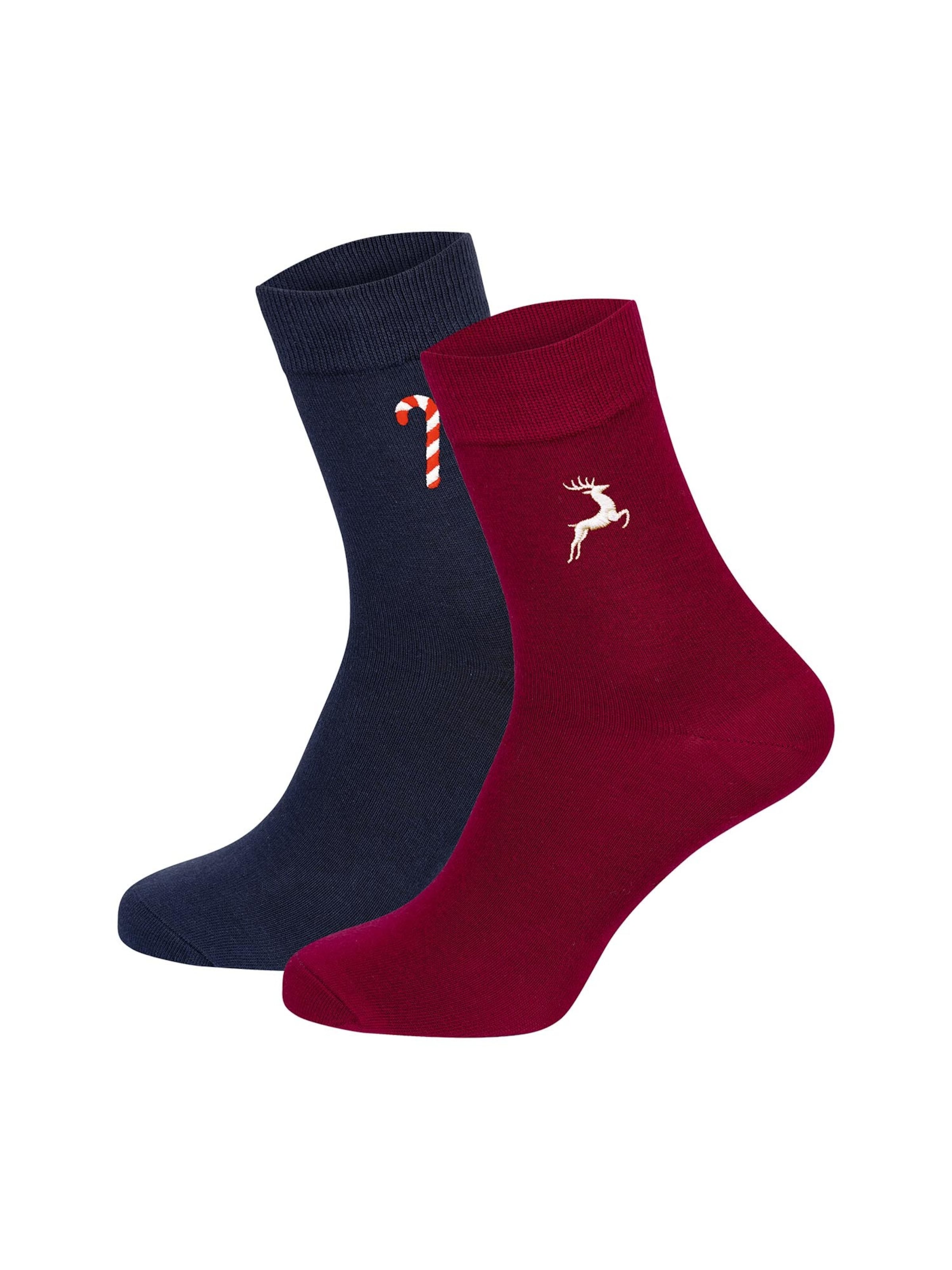 Chaussettes ' Winter Socken ' Nur Die en bleu : devant