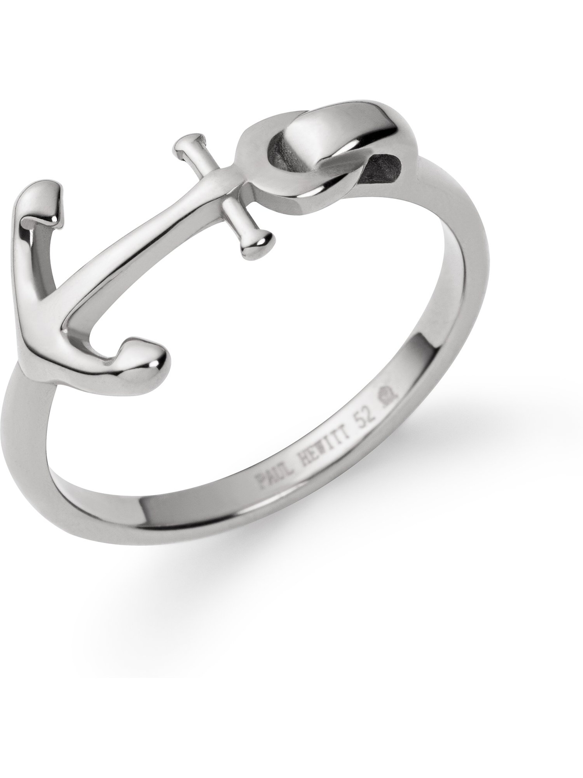 Paul Hewitt Ring in Silver: front