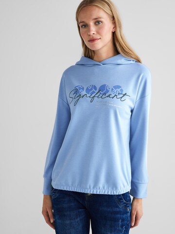 STREET ONE Sweatshirt in Blue